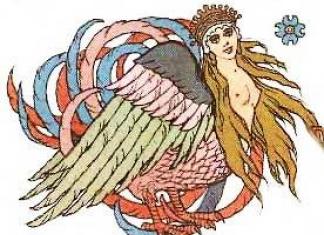 Славянская мифология: птица с человеческим лицом Райская птица в русской мифологии